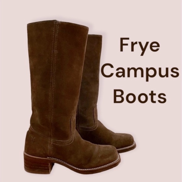 Frye Shoes - Frye Campus Boots Real Leather 6US Brown